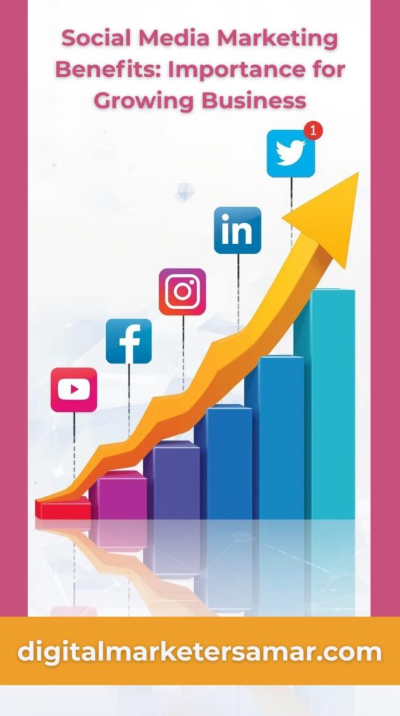 Social media marketing benefits for business growth